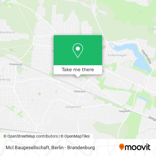 Mcl Baugesellschaft map