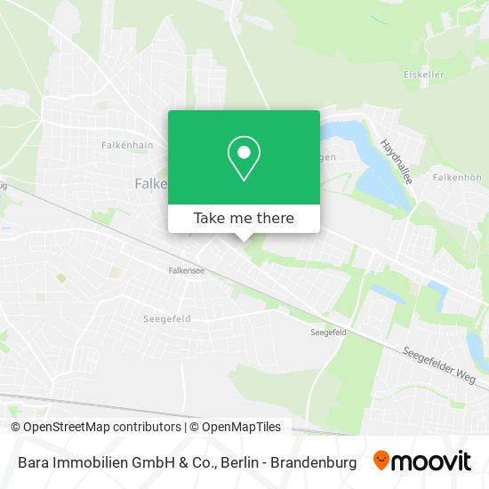 Карта Bara Immobilien GmbH & Co.
