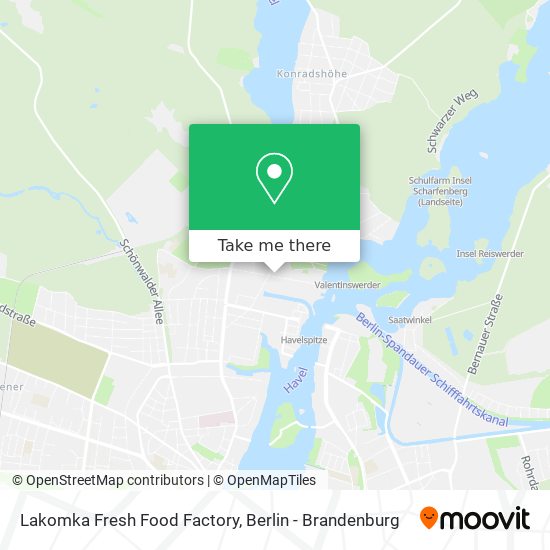 Lakomka Fresh Food Factory map