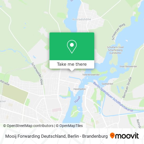 Карта Mooij Forwarding Deutschland