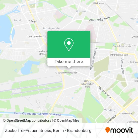 Zuckerfrei-Frauenfitness map