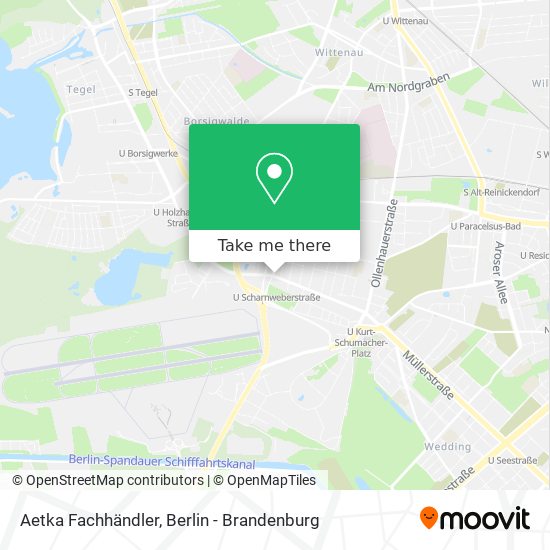 Aetka Fachhändler map