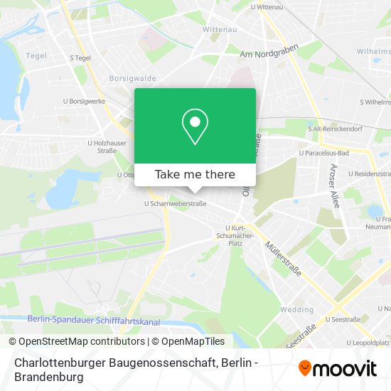 Карта Charlottenburger Baugenossenschaft