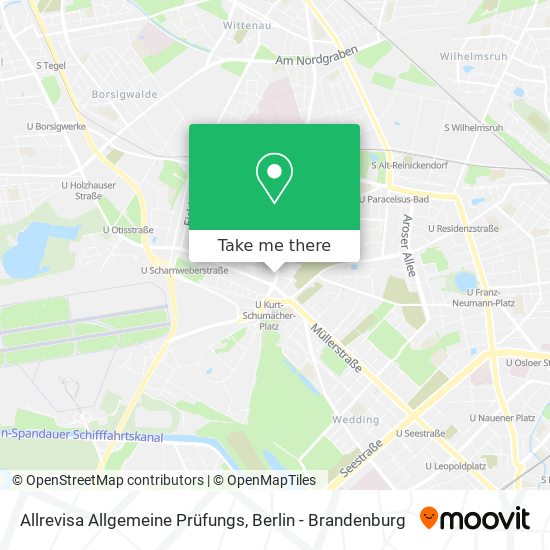 Карта Allrevisa Allgemeine Prüfungs
