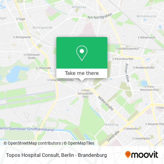Карта Topos Hospital Consult