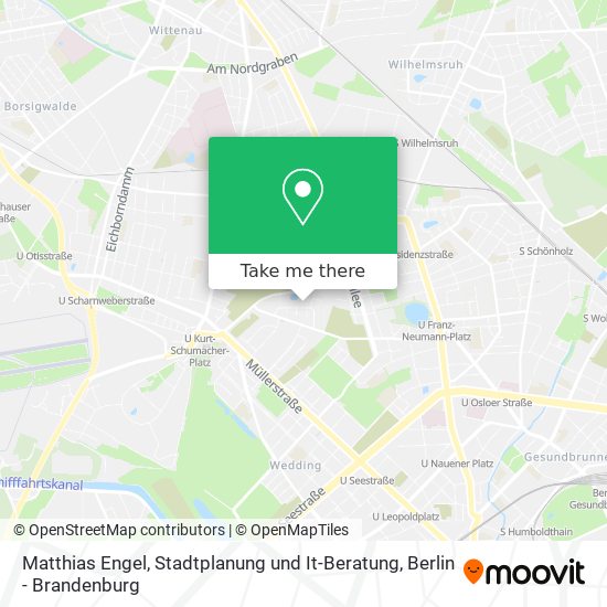 Matthias Engel, Stadtplanung und It-Beratung map