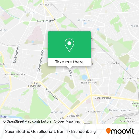 Saier Electric Gesellschaft map