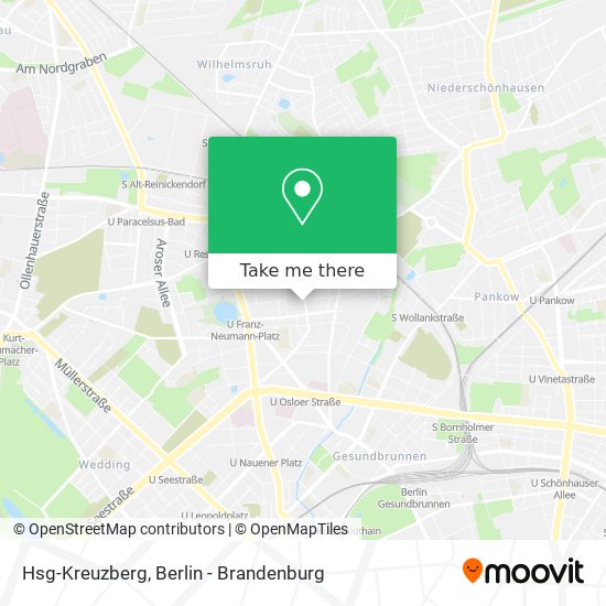 Hsg-Kreuzberg map