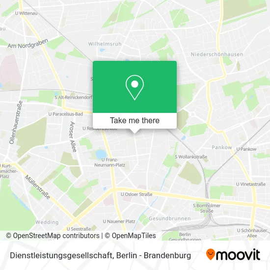 Карта Dienstleistungsgesellschaft