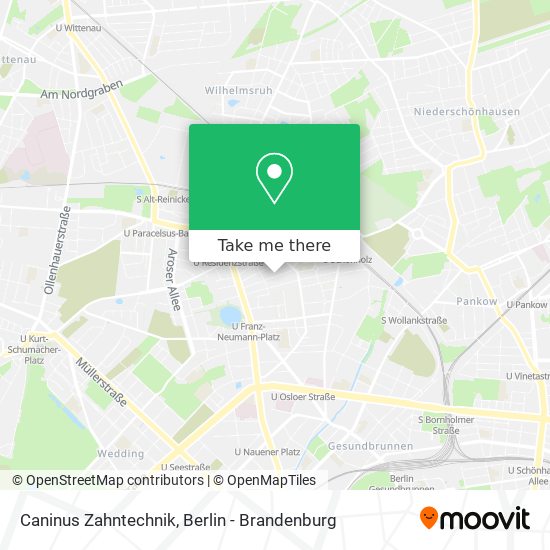 Caninus Zahntechnik map