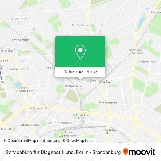 Servicebüro für Diagnostik und map