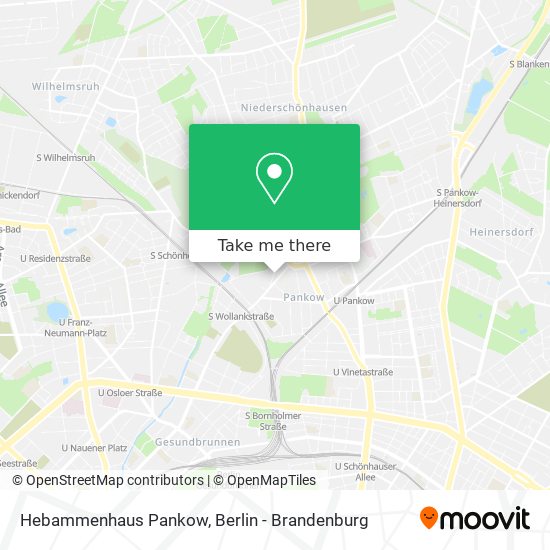 Hebammenhaus Pankow map