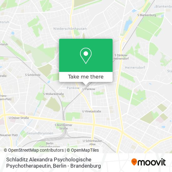 Карта Schladitz Alexandra Psychologische Psychotherapeutin