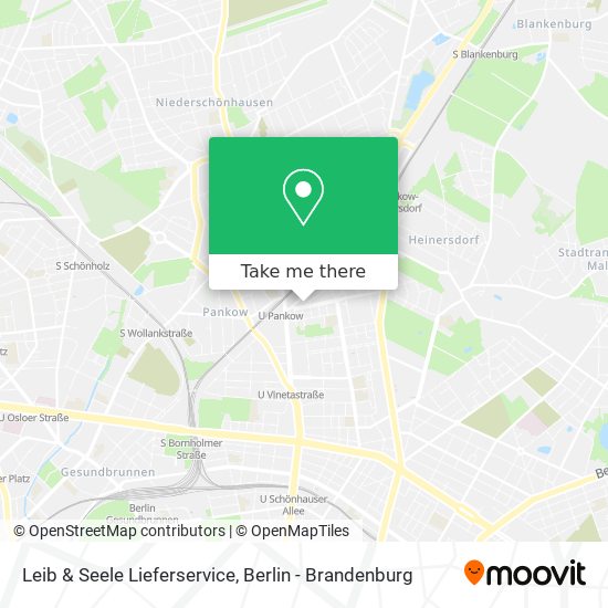 Leib & Seele Lieferservice map