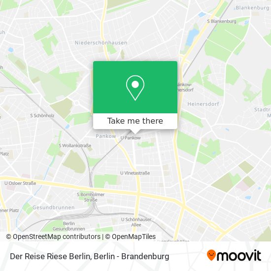 Карта Der Reise Riese Berlin