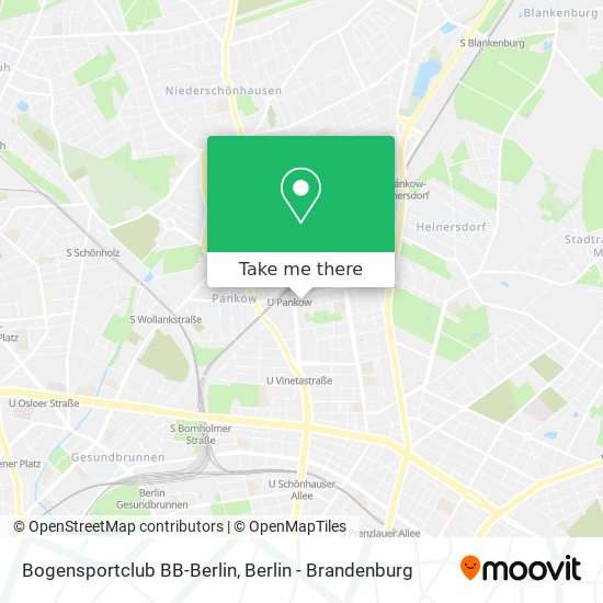 Карта Bogensportclub BB-Berlin