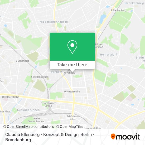 Карта Claudia Ellenberg - Konzept & Design