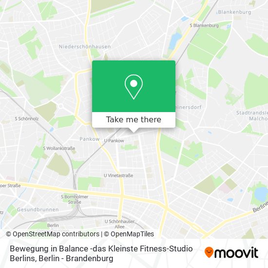Bewegung in Balance -das Kleinste Fitness-Studio Berlins map