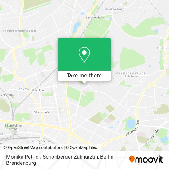 Monika Petrick-Schönberger Zahnärztin map