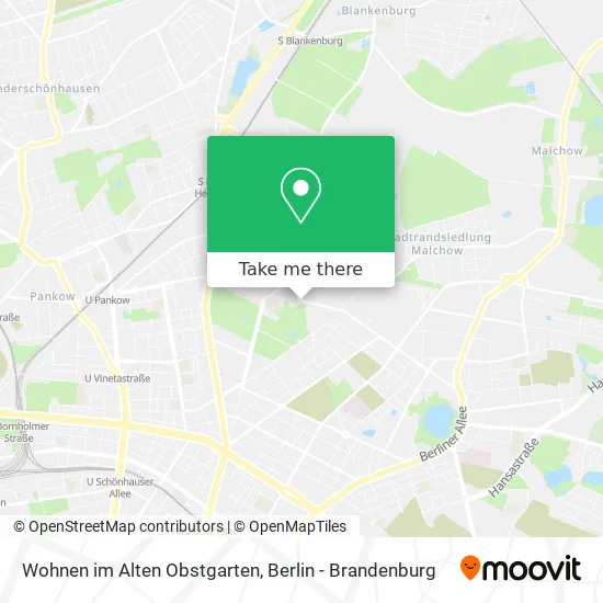 Карта Wohnen im Alten Obstgarten