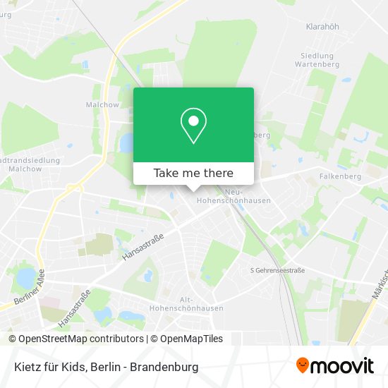 Kietz für Kids map