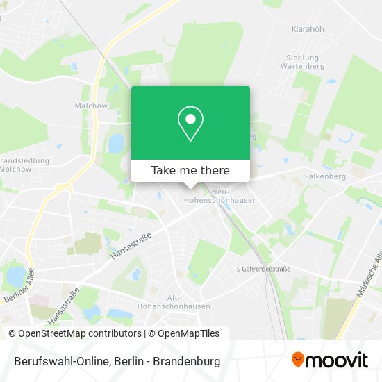 Berufswahl-Online map