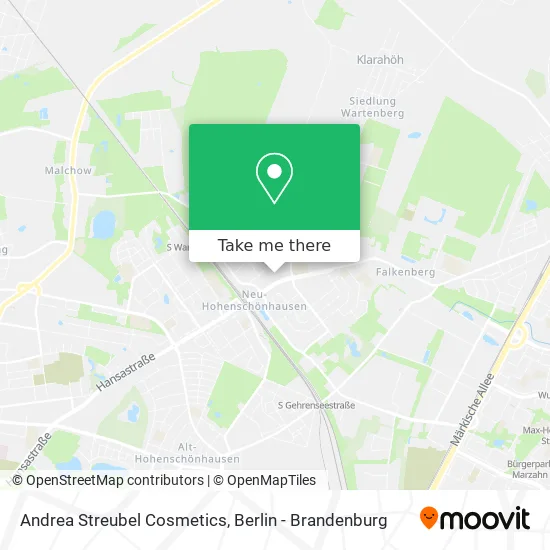Карта Andrea Streubel Cosmetics