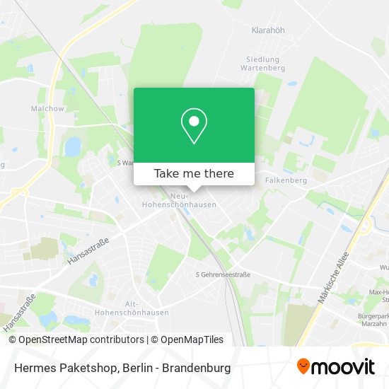 Карта Hermes Paketshop