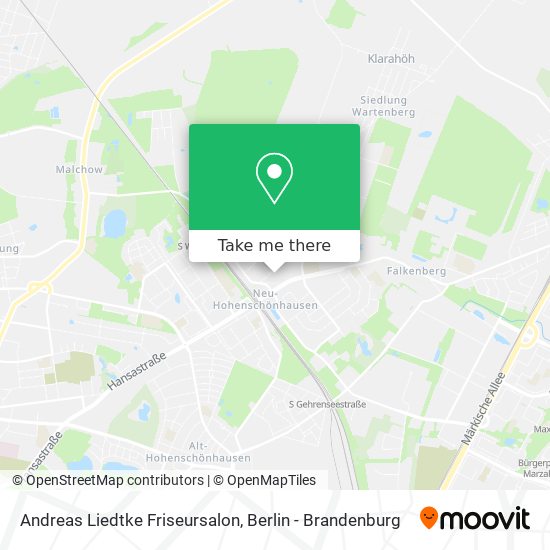 Andreas Liedtke Friseursalon map