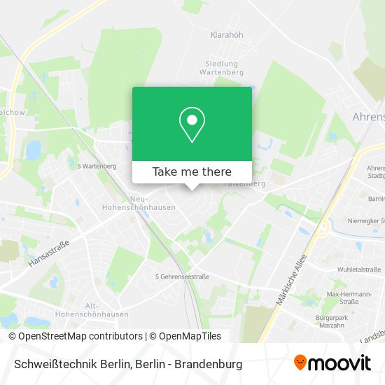 Карта Schweißtechnik Berlin