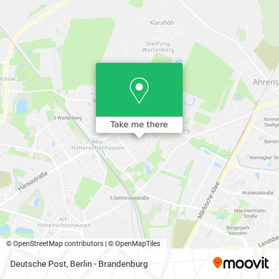 Deutsche Post map