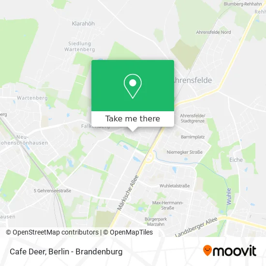 Карта Cafe Deer