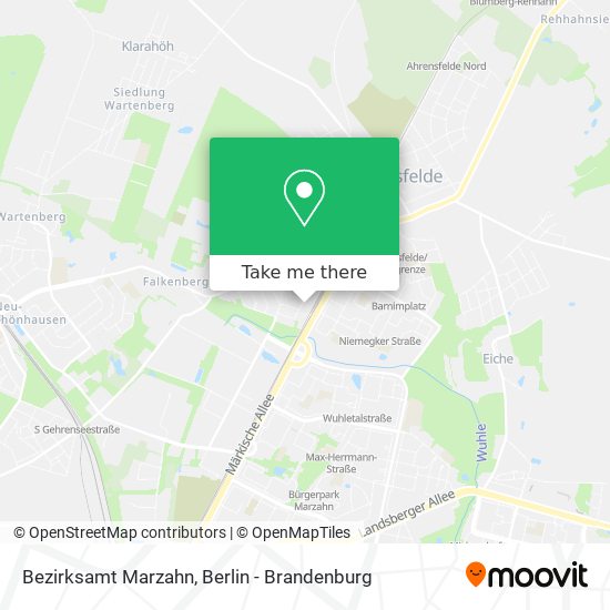 Bezirksamt Marzahn map