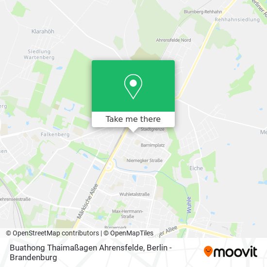 Buathong Thaimaßagen Ahrensfelde map