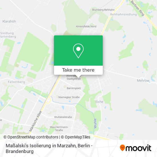 Maßalski's Isolierung in Marzahn map