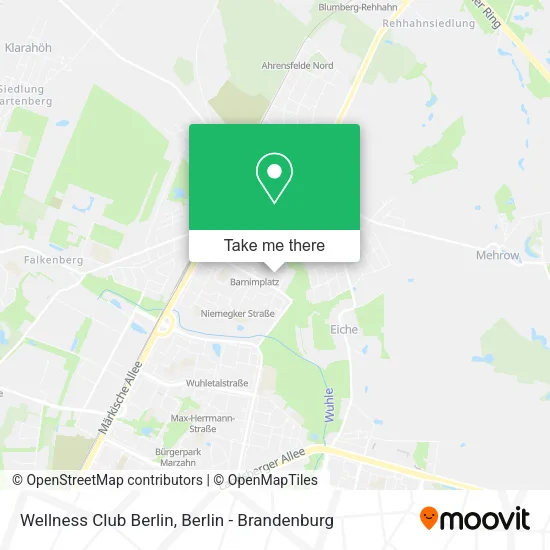 Карта Wellness Club Berlin