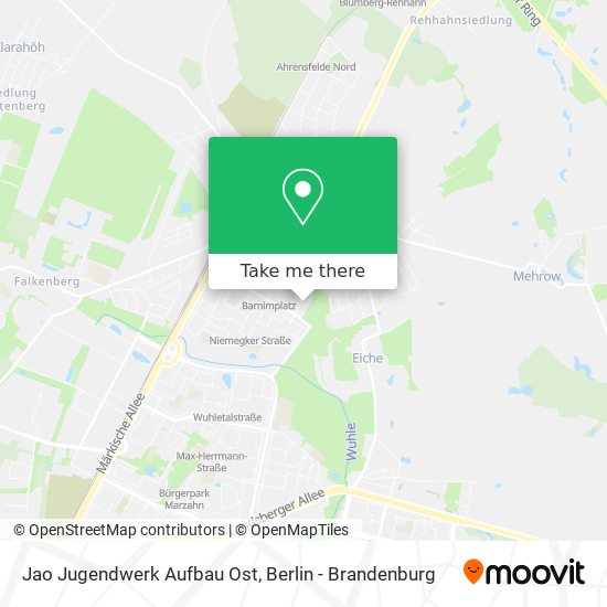 Jao Jugendwerk Aufbau Ost map