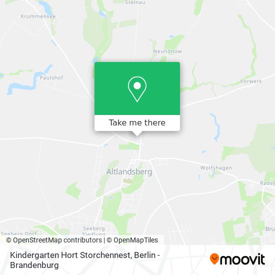 Карта Kindergarten Hort Storchennest
