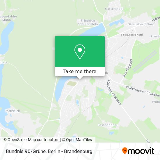 Bündnis 90/Grüne map