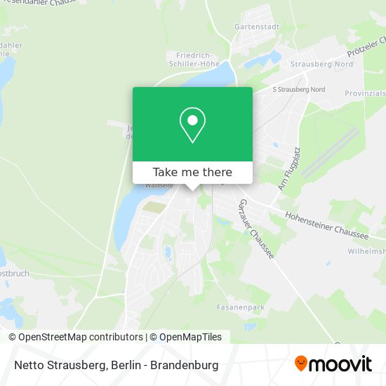 Netto Strausberg map