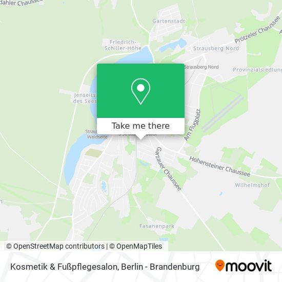 Kosmetik & Fußpflegesalon map