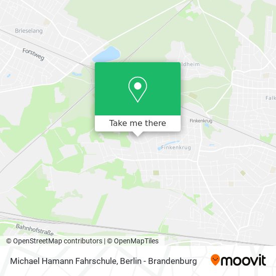 Michael Hamann Fahrschule map