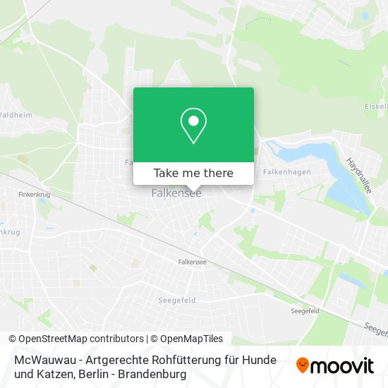 McWauwau - Artgerechte Rohfütterung für Hunde und Katzen map