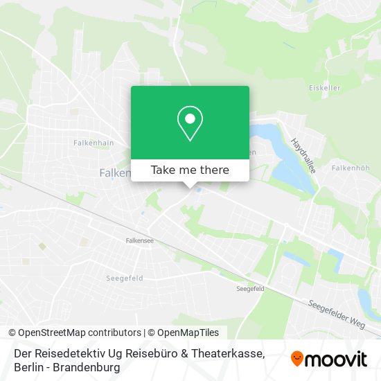 Карта Der Reisedetektiv Ug Reisebüro & Theaterkasse