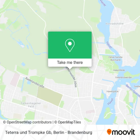 Карта Teterra und Trompke Gb