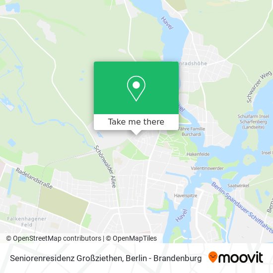 Seniorenresidenz Großziethen map