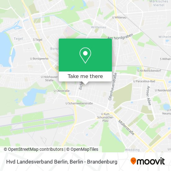 Hvd Landesverband Berlin map