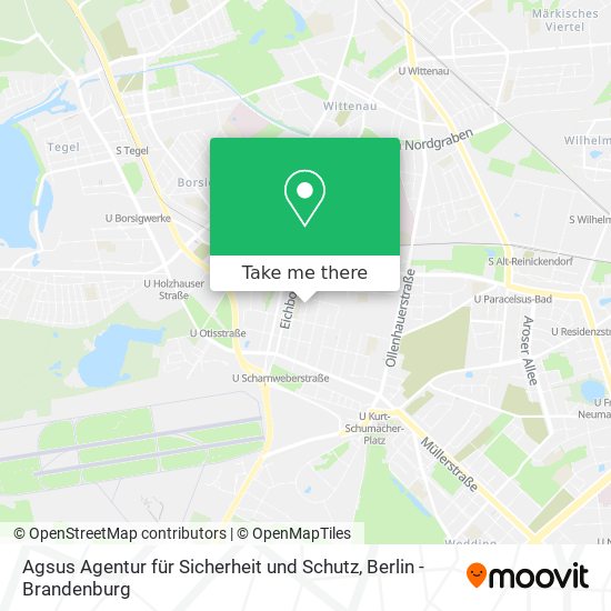 Agsus Agentur für Sicherheit und Schutz map