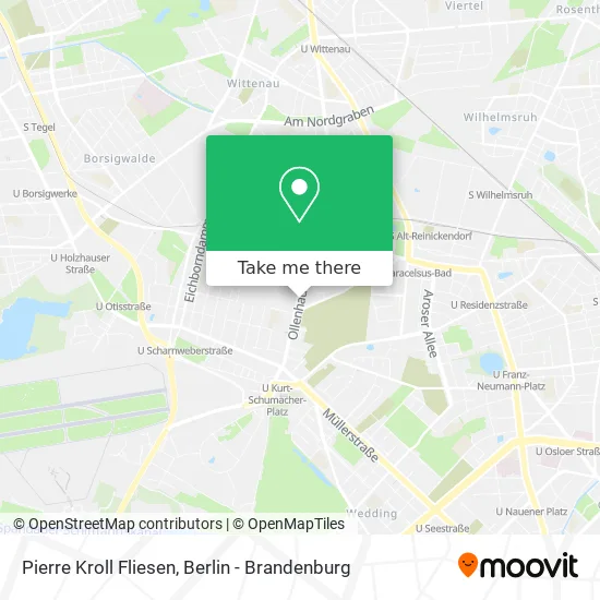 Карта Pierre Kroll Fliesen