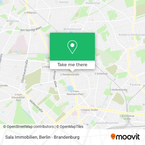 Sala Immobilien map